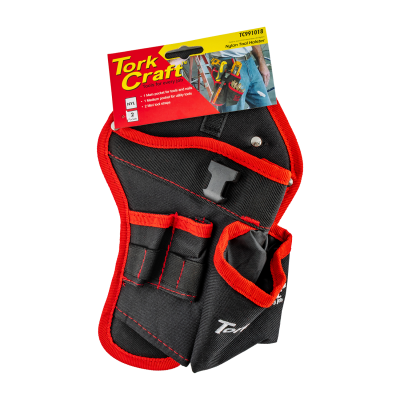 (image for) Tool, Drill & Screw Pouch 4 Pocket With Belt Loop Nylon