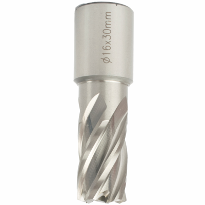(image for) Annular Hole Cutter Hss 16 X 30mm Weld Shank 19.05mm