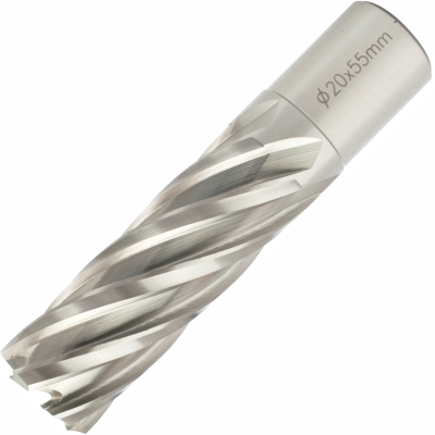(image for) Annular Hole Cutter Hss 20 X 55mm Weld Shank 19.05mm