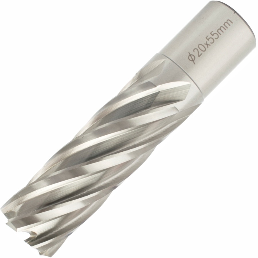 (image for) Annular Hole Cutter Hss 20 X 55mm Weld Shank 19.05mm