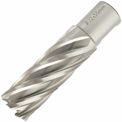 (image for) Annular Hole Cutter Hss 22 X 55mm Weld Shank 19.05mm