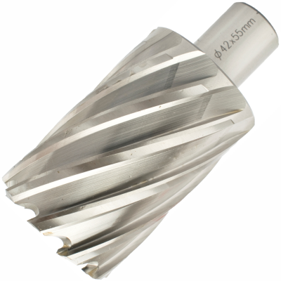(image for) Annular Hole Cutter Hss 42 X 55mm Weld Shank 19.05mm