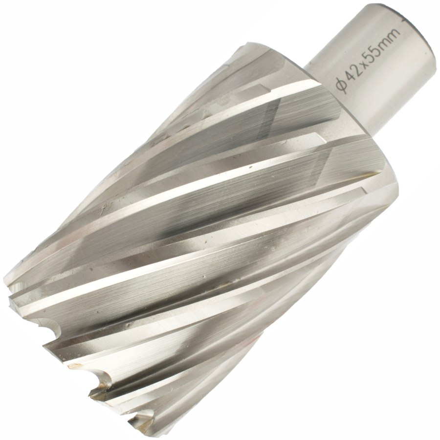 (image for) Annular Hole Cutter Hss 42 X 55mm Weld Shank 19.05mm