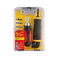 (image for) Angle Drive 1/4' Mf W/ratchet Driver 6pc Bits