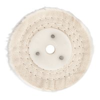 (image for) White Buff/mop 100mm X 2 Section X 20mm Thick