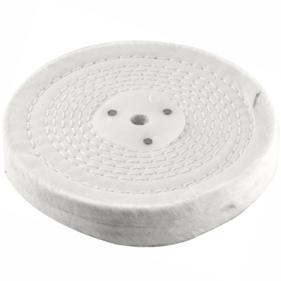 (image for) White Buff/mop 150mm X 2 Section 20mm Thick