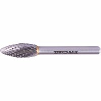 Rotary Burr Tungsten 10x25x6mm Round Point (image for) Rotary Burr Tungsten 10x25x6mm Round Point