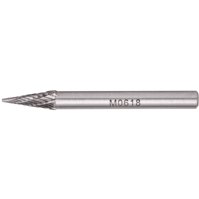 (image for) Rotary Burr Tungsten 6x18x6mm Conical Straight