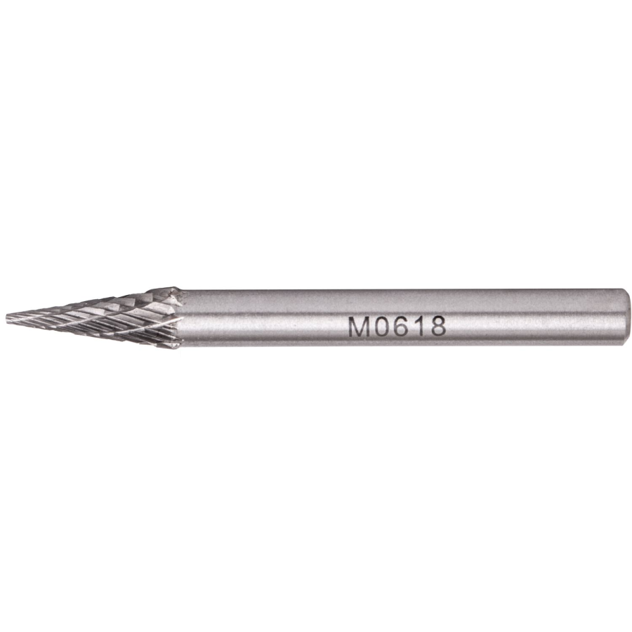 (image for) Rotary Burr Tungsten 6x18x6mm Conical Straight