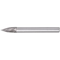 (image for) Rotary Burr Tungsten 6x18x6mm Conical Curve