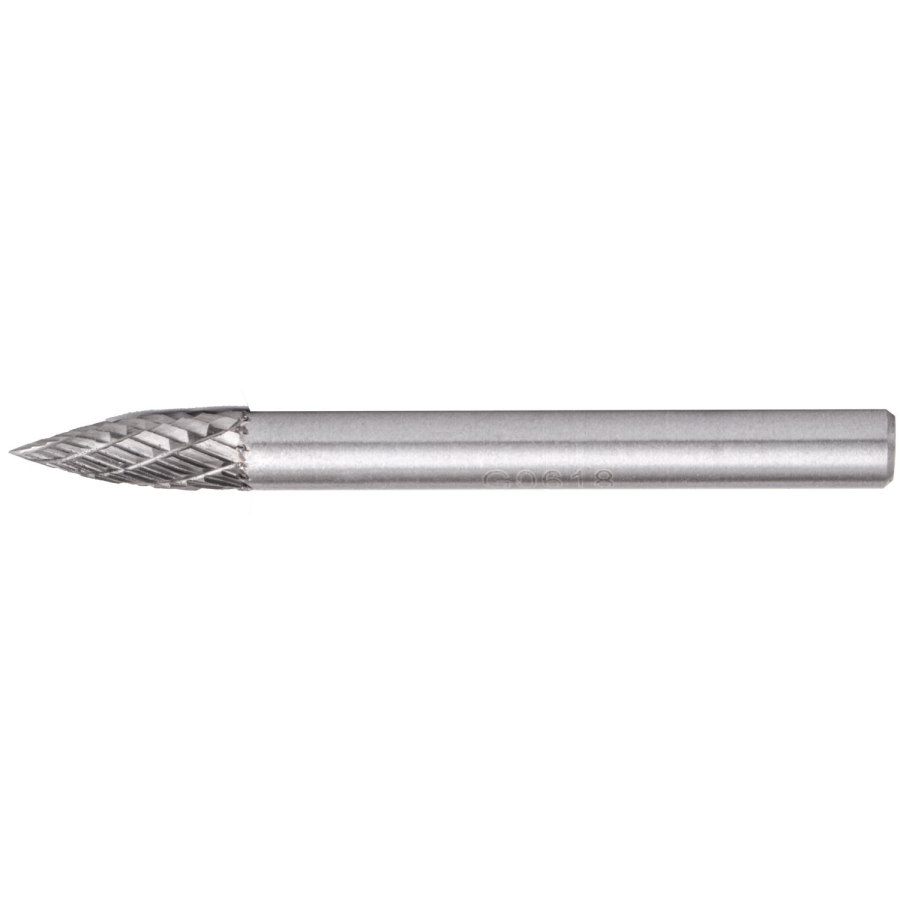 (image for) Rotary Burr Tungsten 6x18x6mm Conical Curve