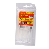 (image for) Nylon Cable Ties 3.5mm X 150mm White 100pc