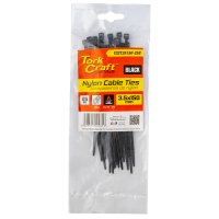 (image for) Nylon Cable Ties 3.5mm X 150mm Black 25pc