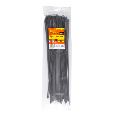 (image for) Nylon Cable Ties 4.8mm X 400mm Black 100pc