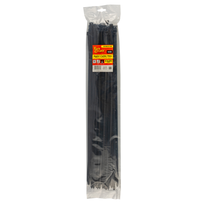 (image for) Nylon Cable Ties 8.8mm X 610mm Black 50pc