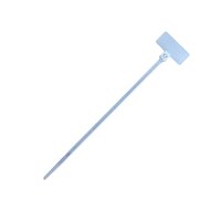 (image for) Marker Cable Ties 2.5mm X 110mm Pad 9mm X 20mm White 50pc