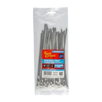 (image for) S/steel Cable Ties Ss304 4.6mm X 200mm Natural 50pc