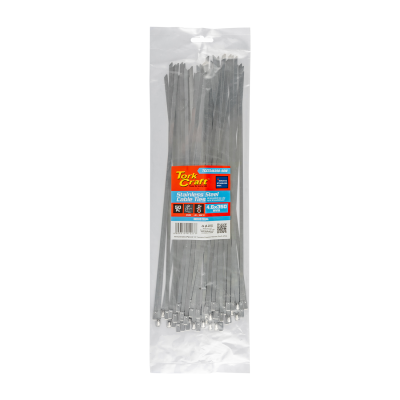 (image for) S/steel Cable Ties Ss304 4.6mm X 350mm Natural 50pc