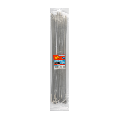 (image for) S/steel Cable Ties Ss304 4.6mm X 600mm Natural 50pc