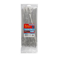 (image for) S/steel Cable Ties Ss304 7.9mm X 250mm Natural 100pc