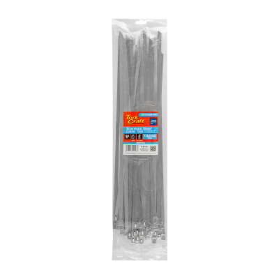 (image for) S/steel Cable Ties Ss304 7.9mm X 450mm Natural 50pc