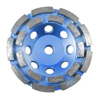 Dia. Cup Wheel 115mm X M14 Dbl Row Laser Welded Industrial (image for) Dia. Cup Wheel 115mm X M14 Dbl Row Laser Welded Industrial