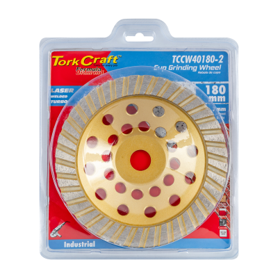 (image for) Dia. Cup Wheel 180mm X 22.23mm Turbo Laser Welded Industrial