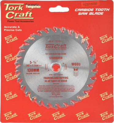 (image for) Blade Tct 130 X 30t 16/13 General Purpose Combination Wood