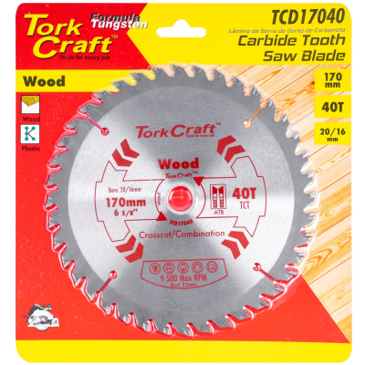 (image for) Blade Tct 170 X 40t 20-16mm General Purpose Combination