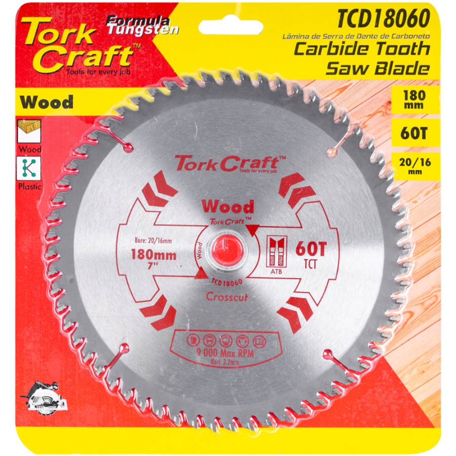 (image for) Blade Tct 180 X 60t 20/16 General Purpose Combination