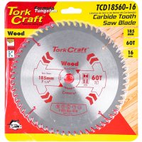 (image for) Blade Tct 185 X 60t 16mm General Purpose Cross Cut