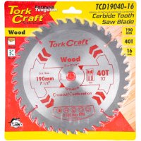 (image for) Blade 190 X 40t 16mm General Purpose Combination
