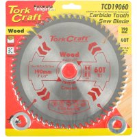 (image for) Blade Tct 190 X 60t 30/20 General Purpose Cross Cut