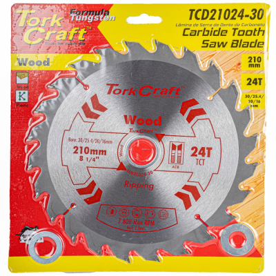 (image for) Blade Tct 210 X 24t 30-1-20-16 General Purpose Rip