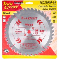 (image for) Blade Tct 210 X 40t 16mm General Purpose Combination