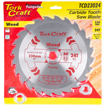 (image for) Blade Tct 230 X 24t 30/1/20/16 General Purpose Rip