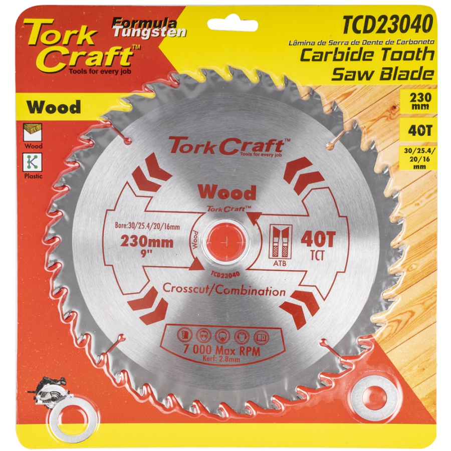 (image for) Blade Tct 230 X 40t30/1/20/16 General Purpose Combination