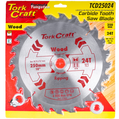 (image for) Blade Tct 250 X 24t 30-16 General Purpose Rip