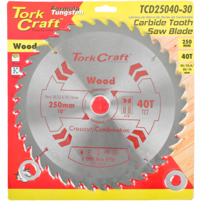 (image for) Blade Tct 250 X 40t30/1/20/16 General Purpose Combination