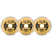 (image for) Diamond Blade 115mm Cont.rim Profesional Bulk 3 Pack Shrink