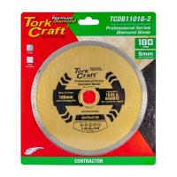 Diamond Blade 180mm X 22.23 Continues Rim (image for) Diamond Blade 180mm X 22.23 Continues Rim