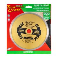 Diamond Blade 200mm X 22.22 Continues Rim (image for) Diamond Blade 200mm X 22.22 Continues Rim