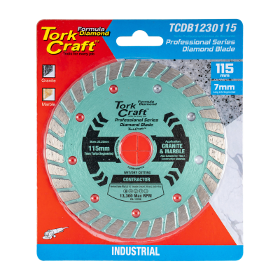 (image for) Diamond Blade 115mm Turbo Hot Pressed