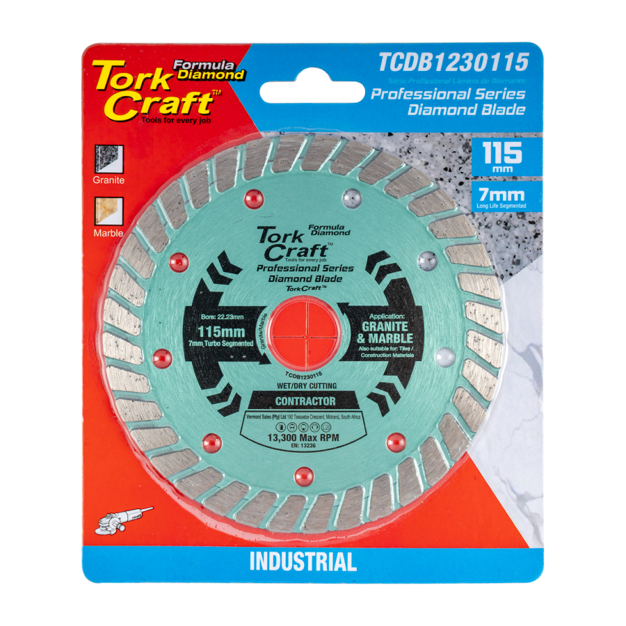 (image for) Diamond Blade 115mm Turbo Hot Pressed