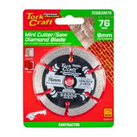 (image for) Diamond Blade 76mm X 10mm Segmented Mini Cutter Saw