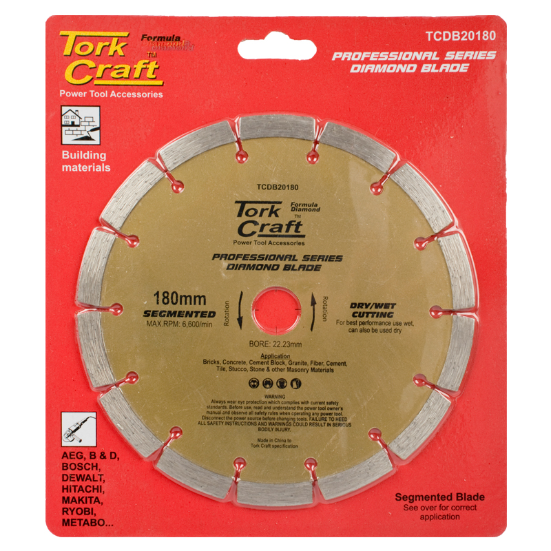(image for) Diamond Blade 180mm Segmented Profesional