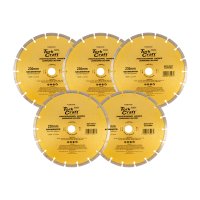 (image for) Diamond Blade Segmented 230mm Professional Bulk 5 Pack
