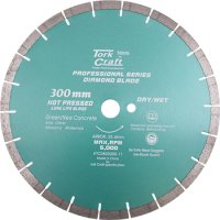 (image for) Diamond Blade 300 X 25.4mm Green / New Concrete Hot Pressed Segmented