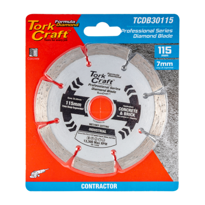 (image for) Diamond Blade Segm 115mm X 10mm Reinforced Concrete