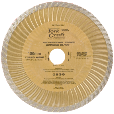 (image for) Diamond Blade 180x22.22mm Turbo Wave
